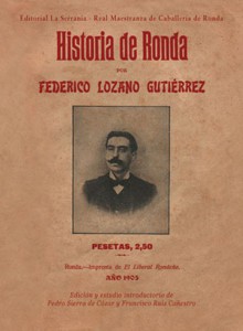 Portada: Historia de Ronda (Federico Lozano)