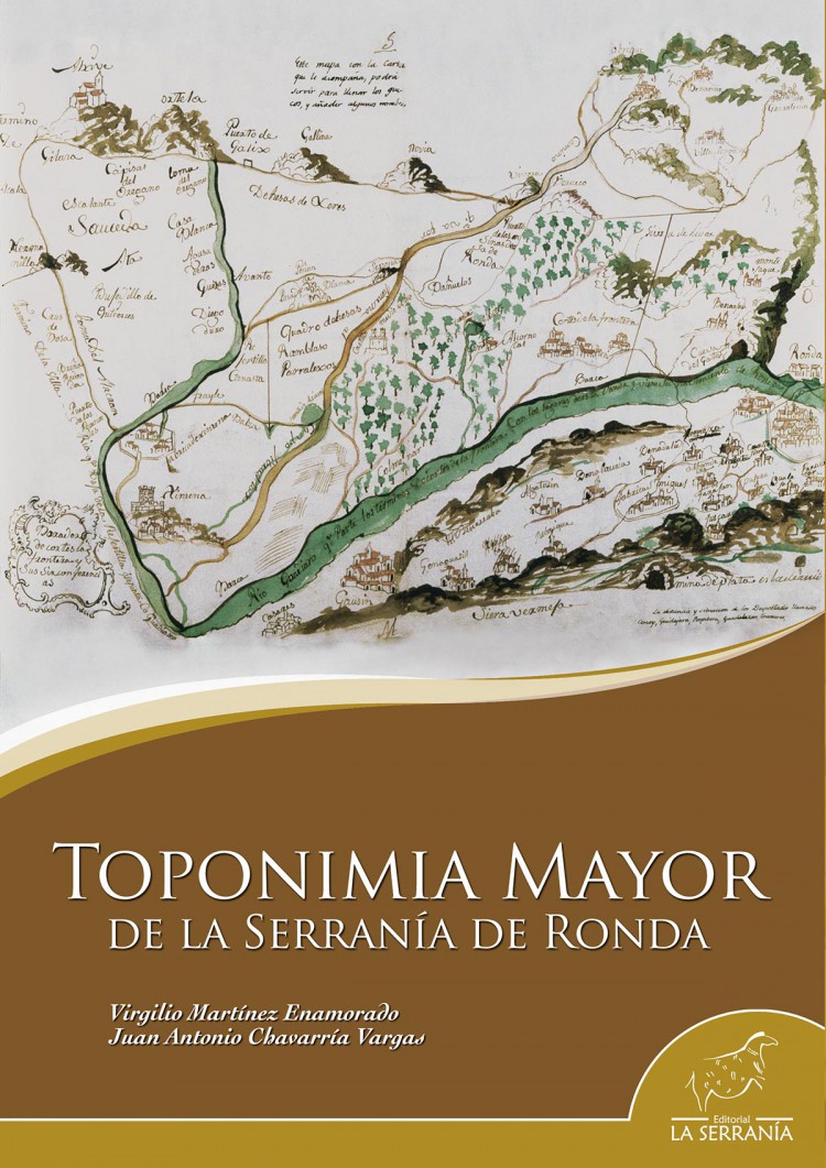 Portada de Toponimia mayor de la Serranía de Ronda