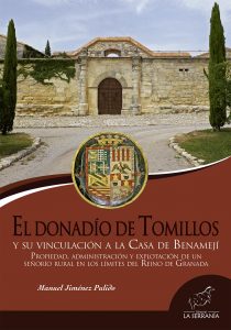 Portada: El Donadío de Tomillos y su vinculación a la Casa de Benamejí