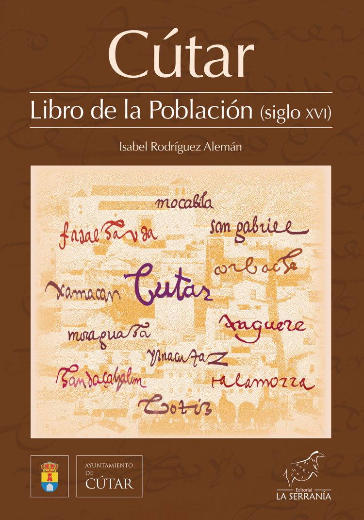 Portada de Cútar. Libro de la Población (siglo XVI)